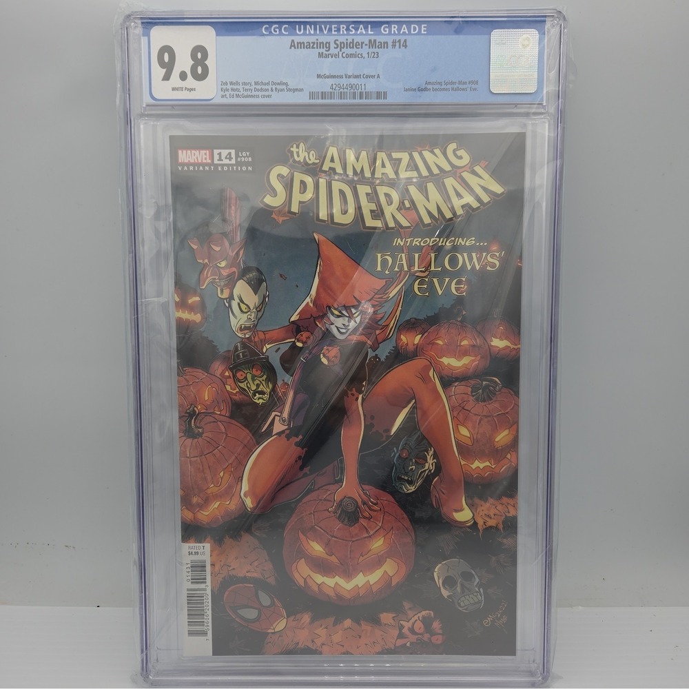 Amazing Spider-Man (2022) #14 CGC 9.8 1st Hallows' Eve Variant Marvel Comics